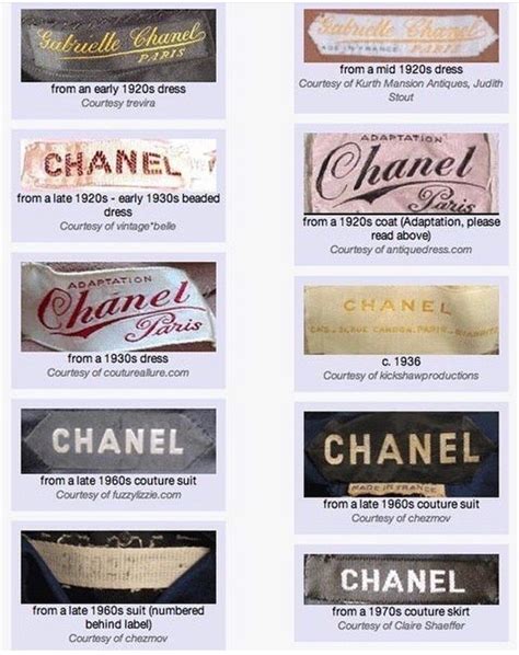 chanel label|authentic chanel clothing label.